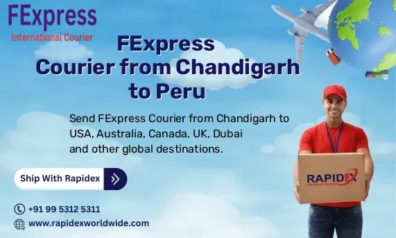 FExpress Courier from Chandigarh to Peru | Free Pickup & Fast Delivery
