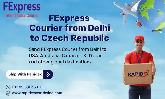 FExpress Courier from Delhi to Czech Republic | Free Pickup & Fast Delivery