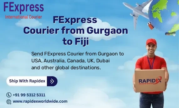 FExpress Courier from Gurgaon to Fiji | Free Pickup & Fast Delivery