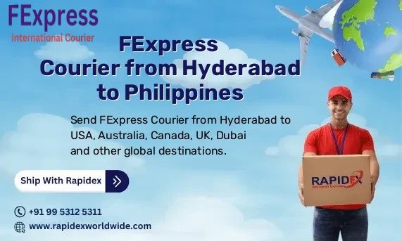 FExpress Courier from Hyderabad to Philippines | Free Pickup & Fast Delivery