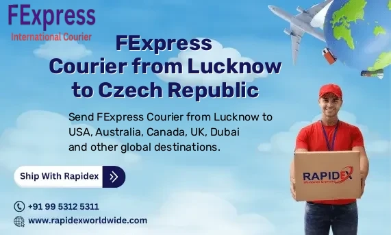 FExpress Courier from Lucknow to Czech Republic | Free Pickup & Fast Delivery