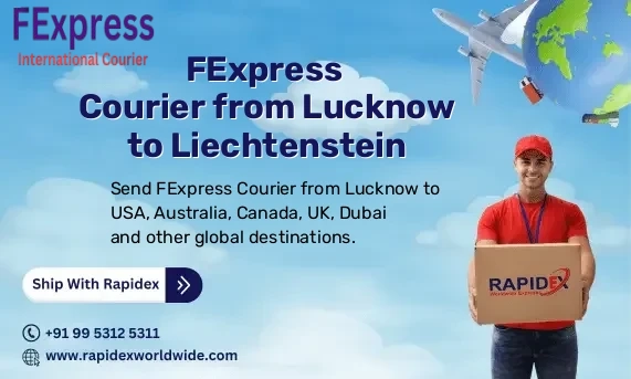 FExpress Courier from Lucknow to Liechtenstein | Free Pickup & Fast Delivery