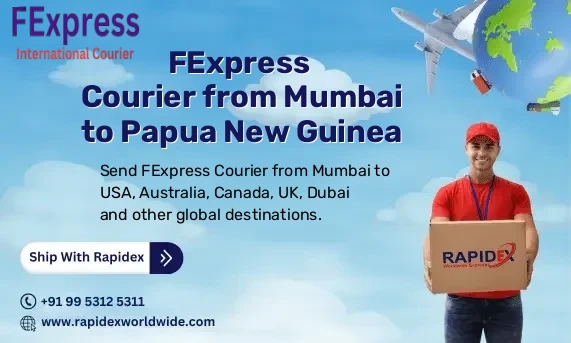 FExpress Courier from Mumbai to Papua New Guinea | Free Pickup & Fast Delivery