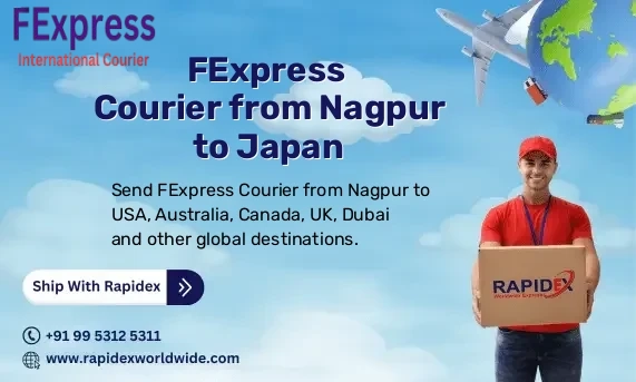 FExpress Courier from Nagpur to Japan | Free Pickup & Fast Delivery