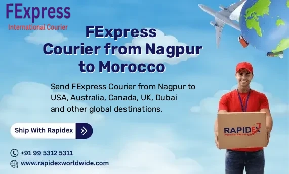 FExpress Courier from Nagpur to Morocco | Free Pickup & Fast Delivery