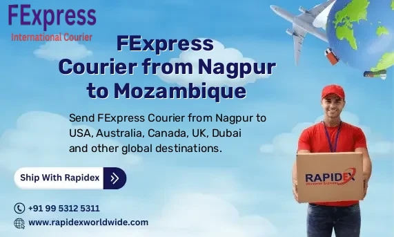 FExpress Courier from Nagpur to Mozambique | Free Pickup & Fast Delivery