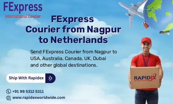 FExpress Courier from Nagpur to Netherlands | Free Pickup & Fast Delivery