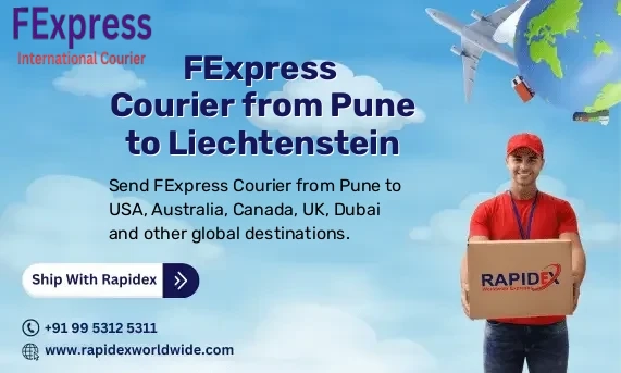 FExpress Courier from Pune to Liechtenstein | Free Pickup & Fast Delivery