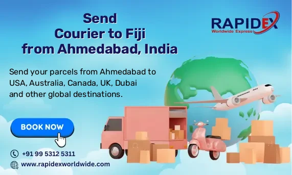 Courier to Fiji from Ahmedabad, India | Fast & Reliable Delivery