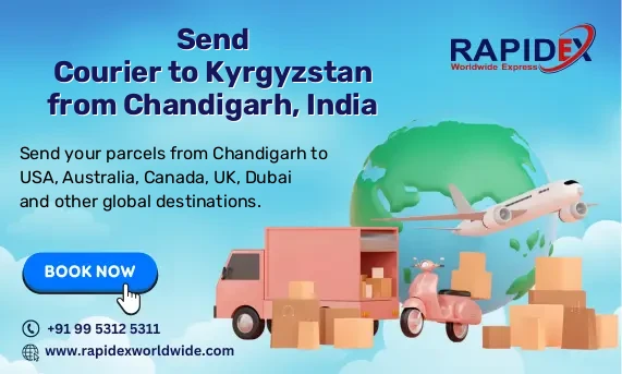Courier to Kyrgyzstan from Chandigarh, India | Fast & Reliable Delivery