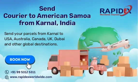 Courier to American Samoa from Karnal, India | Fast & Reliable Delivery
