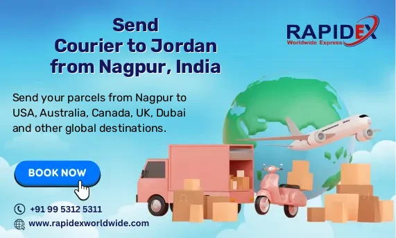 Courier to Jordan from Nagpur, India | Fast & Reliable Delivery