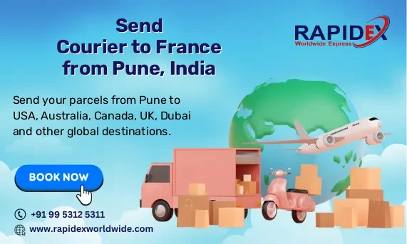 Courier to France from Pune, India | Fast & Reliable Delivery