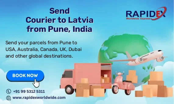 Courier to Latvia from Pune, India | Fast & Reliable Delivery