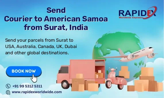 Courier to American Samoa from Surat, India | Fast & Reliable Delivery