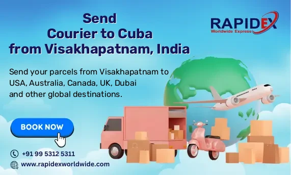 Courier to Cuba from Visakhapatnam, India | Fast & Reliable Delivery