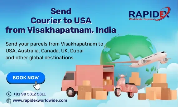 Courier to USA from Visakhapatnam, India | Fast & Reliable Delivery