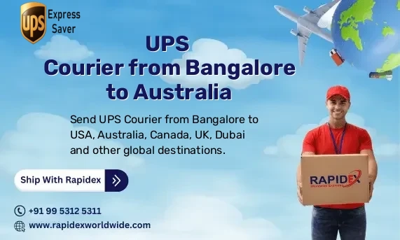 UPS Courier from Bangalore to Australia | Free Pickup & Fast Delivery