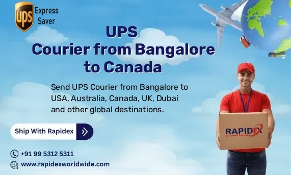 UPS Courier from Bangalore to Canada | Free Pickup & Fast Delivery
