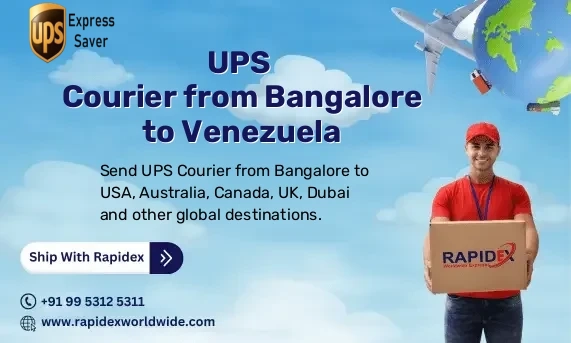UPS Courier from Bangalore to Venezuela | Free Pickup & Fast Delivery