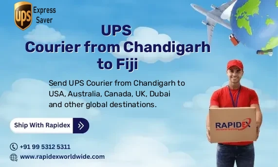 UPS Courier from Chandigarh to Fiji | Free Pickup & Fast Delivery
