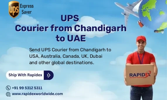 UPS Courier from Chandigarh to UAE | Free Pickup & Fast Delivery