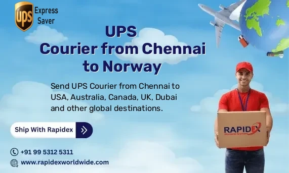 UPS Courier from Chennai to Norway | Free Pickup & Fast Delivery