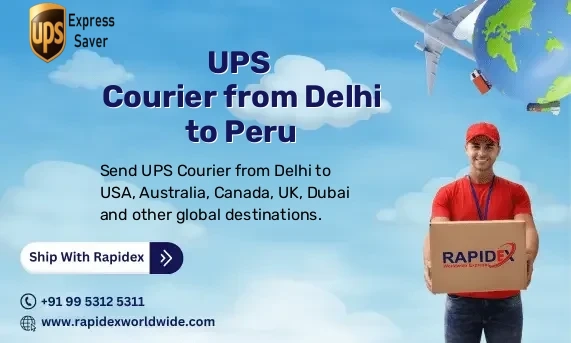 UPS Courier from Delhi to Peru | Free Pickup & Fast Delivery