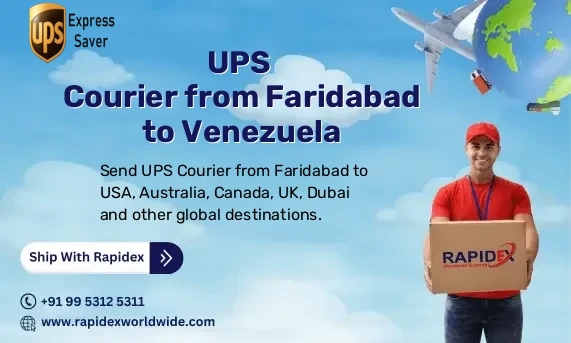 UPS Courier from Faridabad to Venezuela | Free Pickup & Fast Delivery
