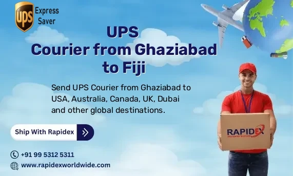 UPS Courier from Ghaziabad to Fiji | Free Pickup & Fast Delivery