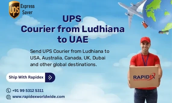 UPS Courier from Ludhiana to UAE | Free Pickup & Fast Delivery