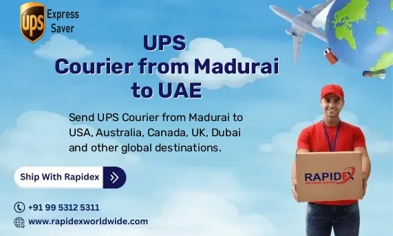 UPS Courier from Madurai to UAE | Free Pickup & Fast Delivery