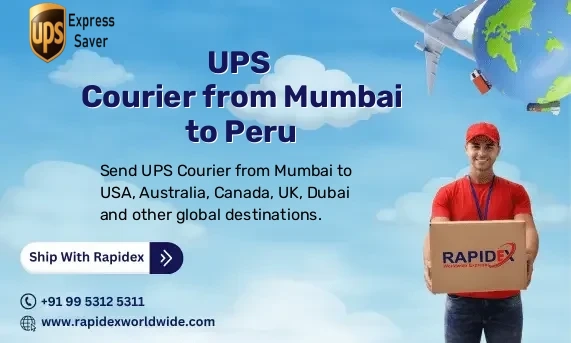 UPS Courier from Mumbai to Peru | Free Pickup & Fast Delivery