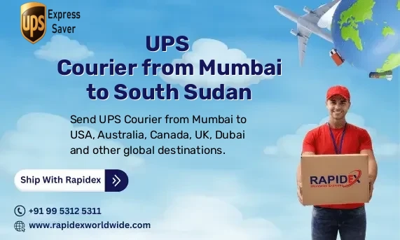UPS Courier from Mumbai to South Sudan | Free Pickup & Fast Delivery