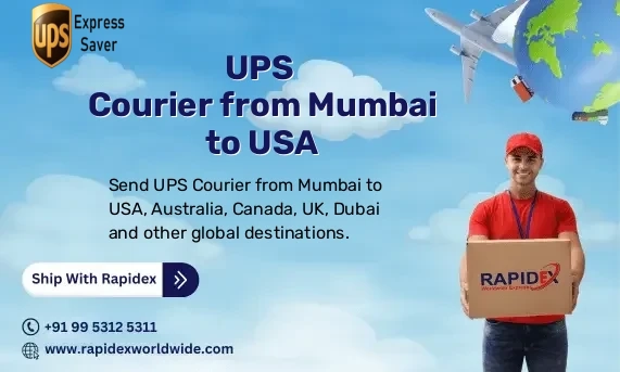UPS Courier from Mumbai to USA | Free Pickup & Fast Delivery