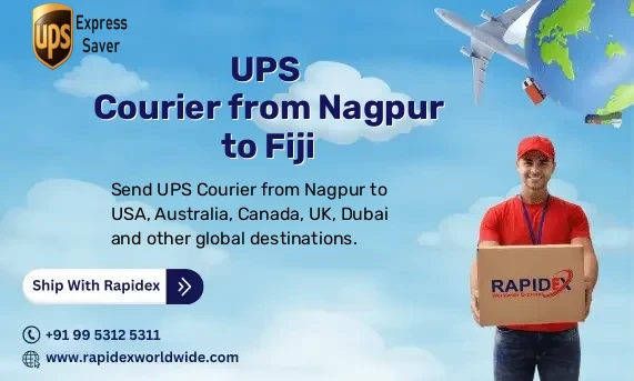 UPS Courier from Nagpur to Fiji | Free Pickup & Fast Delivery