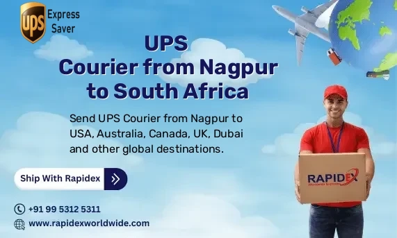 UPS Courier from Nagpur to South Africa | Free Pickup & Fast Delivery