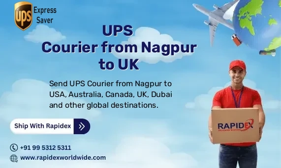 UPS Courier from Nagpur to UK | Free Pickup & Fast Delivery