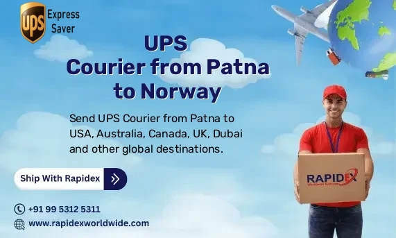 UPS Courier from Patna to Norway | Free Pickup & Fast Delivery