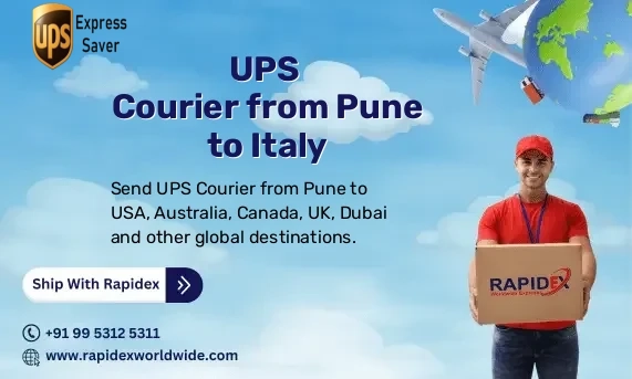 UPS Courier from Pune to Italy | Free Pickup & Fast Delivery