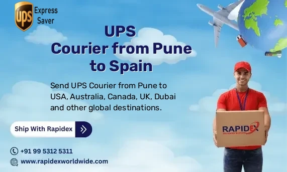 UPS Courier from Pune to Spain | Free Pickup & Fast Delivery