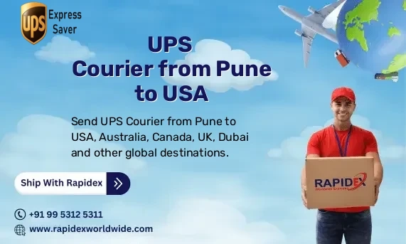 UPS Courier from Pune to USA | Free Pickup & Fast Delivery