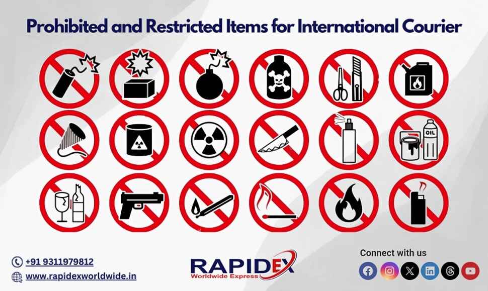 Top Strictly Prohibited Goods for International Courier from India