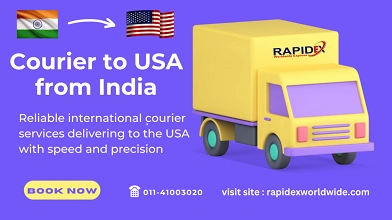 Send Courier to USA from India | Fast & Affordable Rates