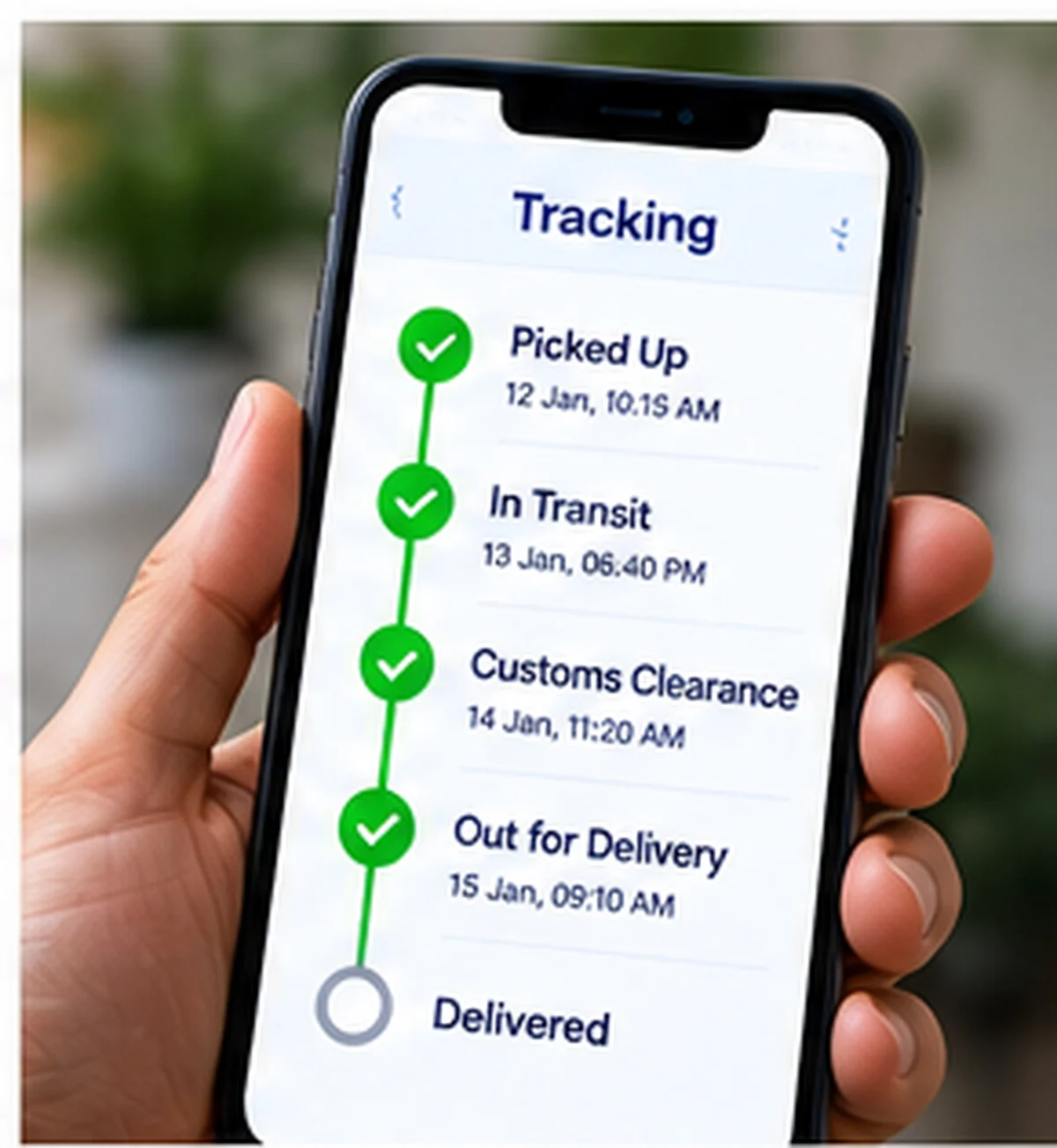 Pack international courier shipment