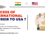 process of internatioal courier to usa