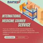 Sending Medicine Courier to Australia from India with Rapidex Worldwide Express