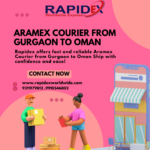 Aramex Courier from Gurgaon to Oman Sending Packages with Rapidex