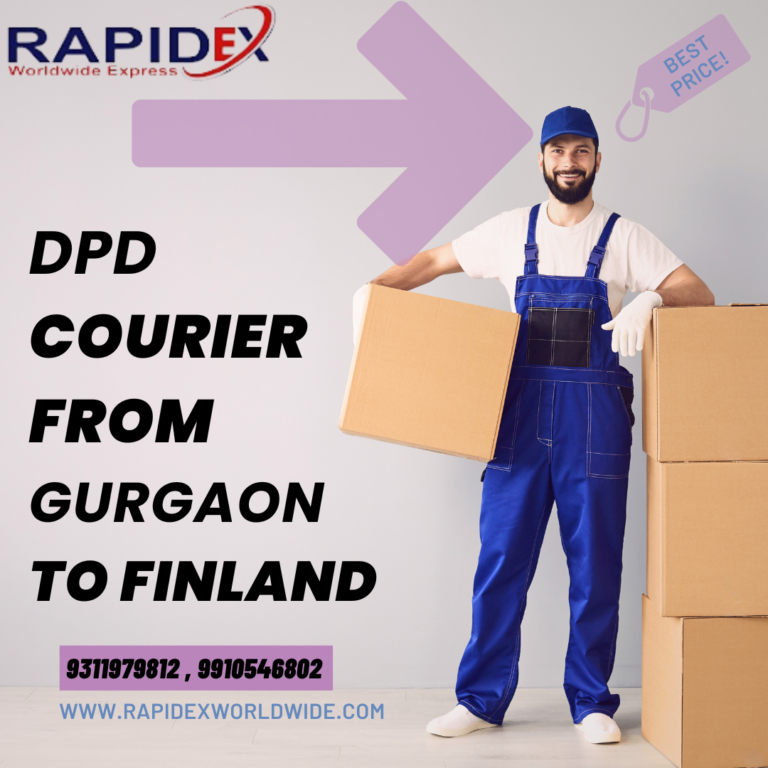 DPD Courier from Gurgaon to Finland through Rapidex: Effortless International Shipping