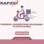 FExpress Courier from Ghaziabad to South Korea through Rapidex: Effortless International Shipping